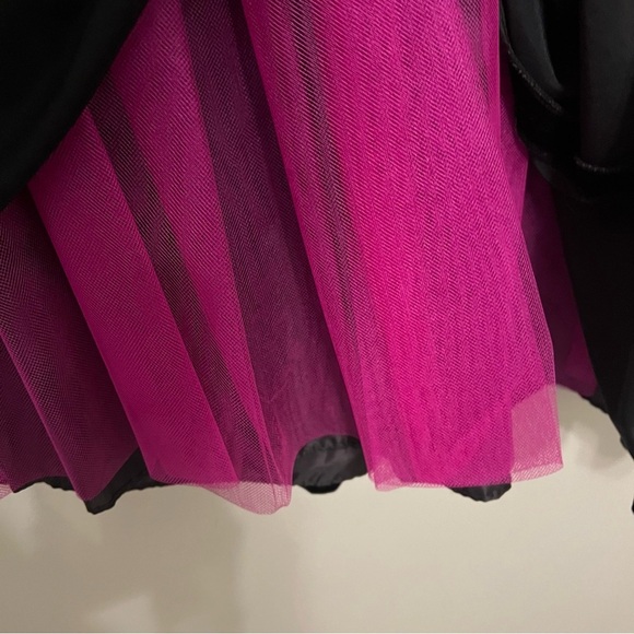 Patra Vintage Black velvet strapless lined gown 10 Fairygrunge Gothic Whimsigoth - Picture 4 of 16